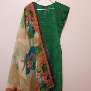 Indian pakistani kurta dhupatta kameez